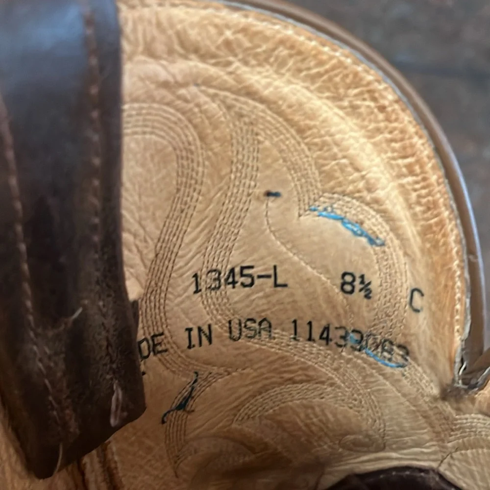 Tony Lama Suede Cowgirl Boots - Picture 8 of 11